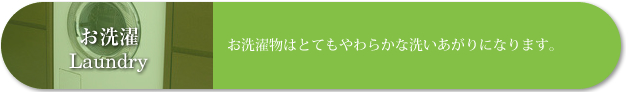 お洗濯